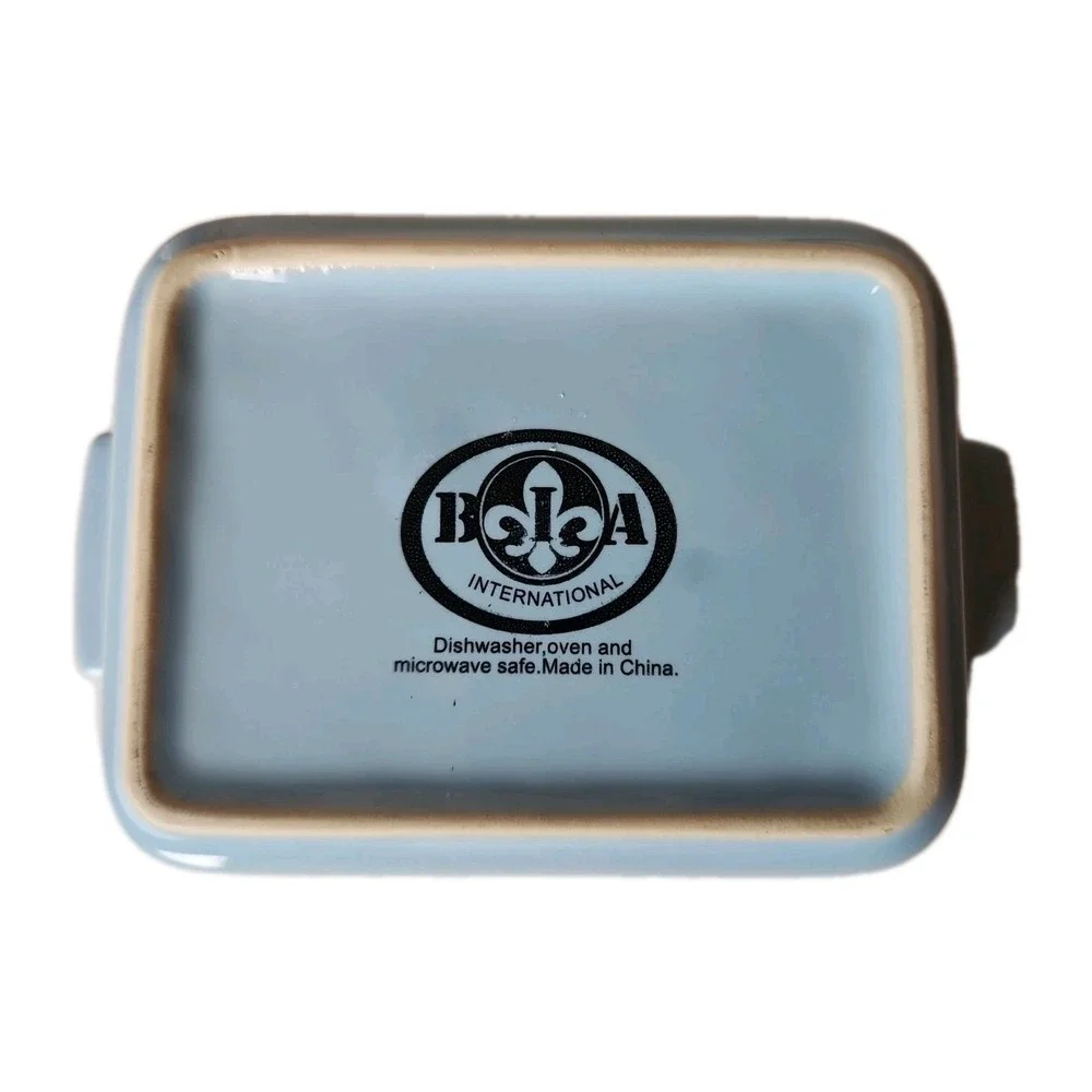 BIA International Cordon Bleu Mini Covered Casserole Baking Dish Sky Blue 5.25
